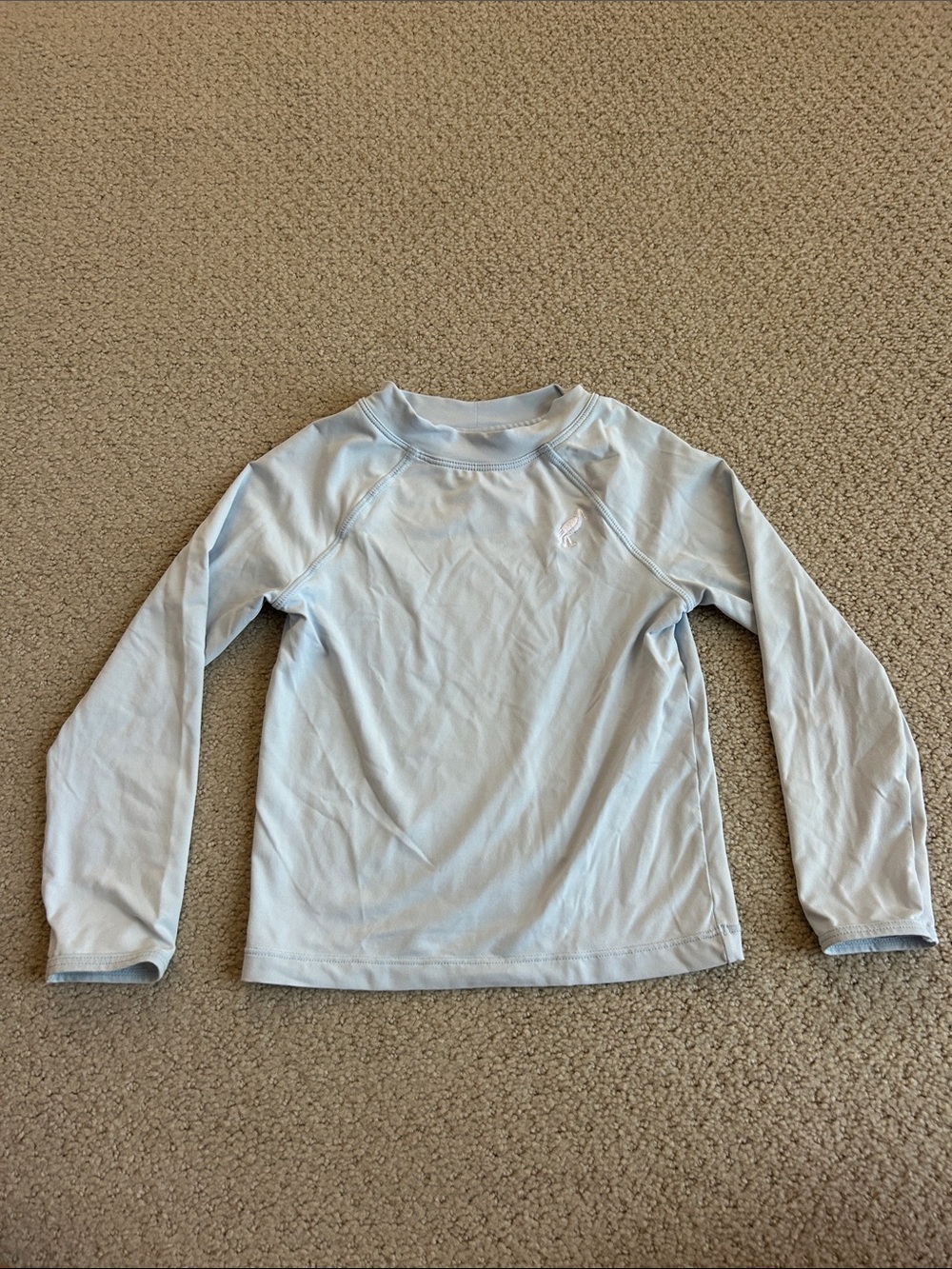 TBBC Light Blue Kids Long-Sleeve Rash Guard Top